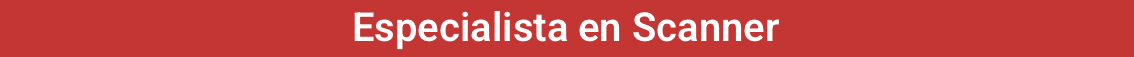 Eiqueta Especialista en Scanner